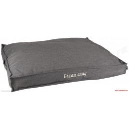 Coussin Dream Away Rectangulaire + Rebord + fermeture éclair Gris