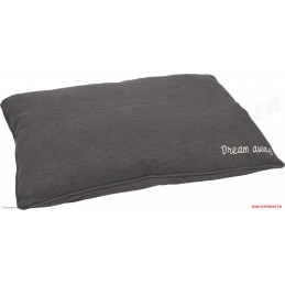 Coussin Dream Away Rectangulaire Gris + Passepoil + fermeture éclair